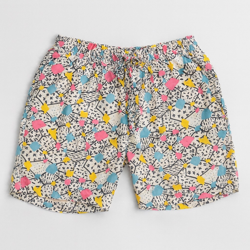 🎅 3/$15 SALE Colorful Patterned Men's Nylon Shorts M